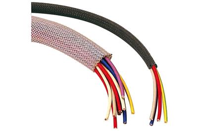 Gaine de protection thermique - MFG series - Moltec International - tressée  / pour câbles / fibre de verre